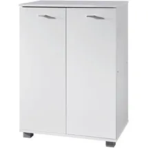 KADIMA DESIGN Schuhschrank 60 x 90 x 35 cm weiß / weiß