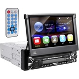 Audiocore AC9100 Multimedia Autoradio LCD 7" Bildschirm Touchscreen 1080P MP5 AVI DivX Bluetooth handsfree RDS Digitalradio Fernbedienung 1 DIN