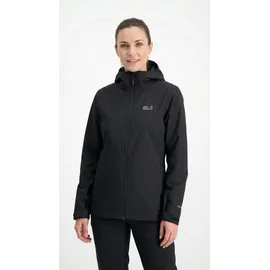 Jack Wolfskin Outrovert Regenjacke Damen Schwarz XL
