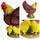 Relaxdays Gartenfigur Huhn