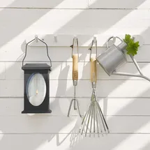 StarTrading LED-Laterne FLAMME schwarz, 23x13,5cm,outd.