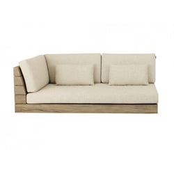 Apple Bee Sitz Long Island Sofa rechts aus Teakholz coastal 161cm