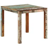 Esstisch 82x80x76 cm Altholz Massiv - Bunt