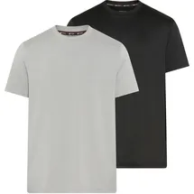 Ocean Sportswear Funktionsshirt atmungsaktiv, quick dry Grau/Schwarz/Weiß L (52/54)