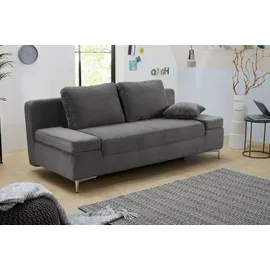 Schlafsofa Jano Cord Grau