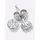 Smart Jewel Ohrstecker Blüte Zirkonia Silber 925 925