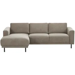 Ecksofa  Polana , braun , Maße (cm): B: 238 H: 78 T: 142