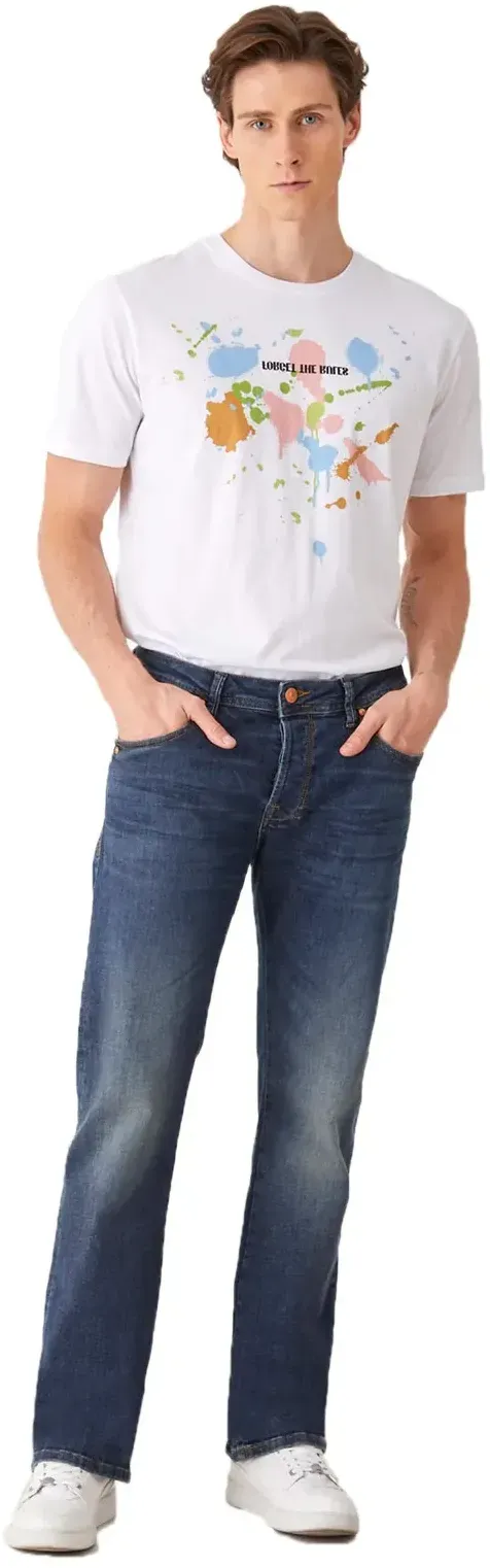 LTB Bootcut Jeans Roden in Dunkelblau-W29 / L34