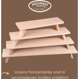 Weigla Schwibbogen Fensterbank Weihnachtsdeko 60 x 11 x 13 cm beige