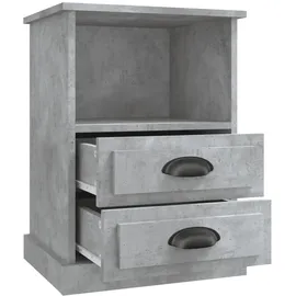 vidaXL Nachttisch Betongrau 43x36x60 cm