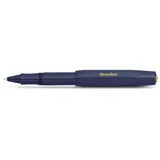 KAWECO CLASSIC SPORT Rollerball Navy I Gel- / Kugelschreiber aus hochwertigem Kunststoff mit Keramikkugel I Klassischer Kuli in Blau I 13 g Tintenroller mit 0.7 mm Mine I Gelroller 13,5 cm