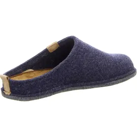 ROHDE Herren Pantoffel Hausschuh Softfilz Wechselfußbett Lucca-H 6940, Größe:47 EU, Farbe:Blau