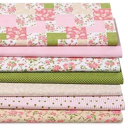 Patchwork- und Quiltpaket "Patchwork-Rose", rosa