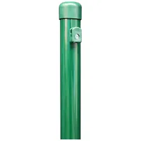 GAH Alberts Alberts® Zaunpf.,zinkp.grün Kst.b.,Länge 1500mm,Pfostenst. ⌀38mm,Geflechth. 1000mm 613006