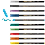 edding 1340 glitzer Brush-Pens farbsortiert, 10 St.