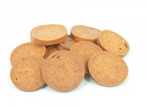 Brekz Snacks - Pure Meat Coins Ente 5 x 200 g (1x Lamm, 1x Beef, 1x Truthahn, 1x Ente, 1x Lachs)