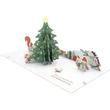 Grafik-Werkstatt Grafik Werkstatt |Pretty Pop-Up Karte | dreidimensional | Weihnachten | Besinnliche Weihnachten