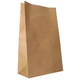 Papstar Blockbodenbeutel, Kraftpapier braun