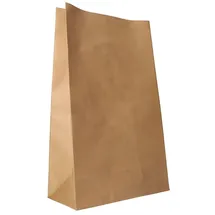 Papstar Blockbodenbeutel, Kraftpapier braun