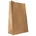 Papstar Blockbodenbeutel, Kraftpapier braun