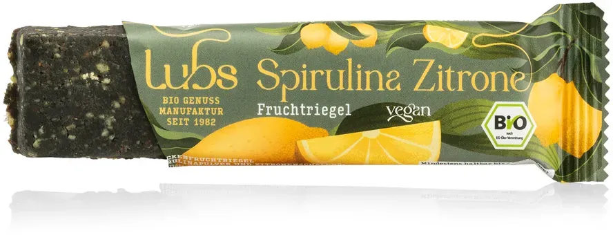 Barretta alla frutta bio con spirulina-limone - 40 g