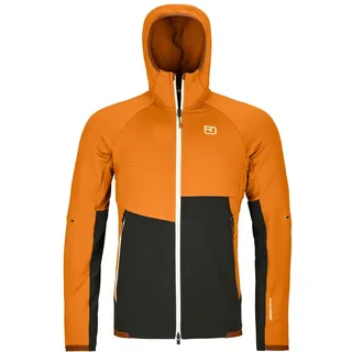 Ortovox Fleece Rib Hoodie Jacke (Größe S, braun)