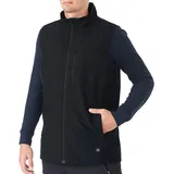 KOMFOTTEU Funktionsweste beheizbare Weste Herren Damen aus 100% Nylon schwarz M