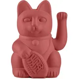 DONKEY Winkekatze Berry Red - Lucky Cat, Maneki Neko | | Symbol für Liebe & Glück | Modernes Deko-Highlight