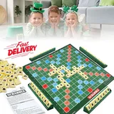 Scrabble Holz Buchstaben und Zahlen Kind Rechtschreibung Brettspiel Spielzeuge