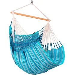 La Siesta Hängesessel Habana Baumwolle Blau