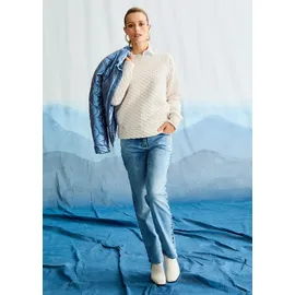 Madeleine Struktursweater mit Rundhalsausschnitt in wollweiß | Gr.: 36