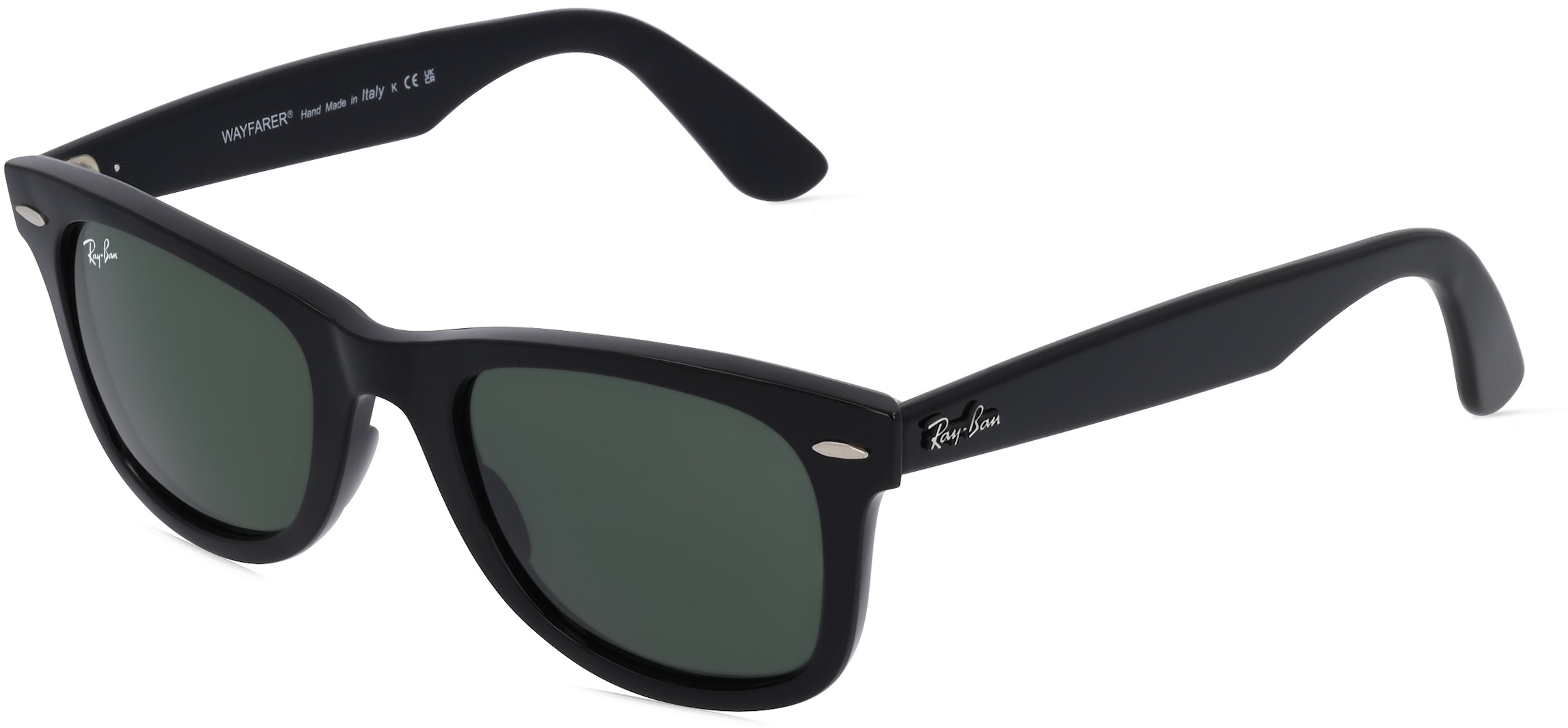 Ray-Ban RB4340 Unisex-Sonnenbrille Vollrand Eckig Kunststoff-Gestell, schwarz