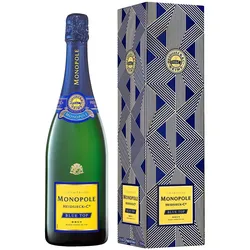 CHAMPAGNE MONOPOLE HEIDSIECK&CO Champagner Blue Top Brut Geschenkpackung