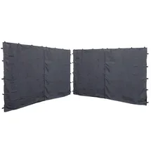 Quick Star Seitenwand für Pavillon Nizza 2 Stück 3,5 x 1,92 m Grau