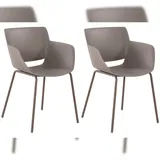 CLP Gartenstuhl Alpena 2er Set 0 x 0 x 0 cm taupe