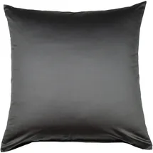 JANINE Kissenbezug Colors Mako Satin 50 x 50 cm Grau