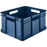 keeeper Aufbewahrungsbox, Euro-Box XL, Bruno Eco blau 28 l,