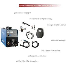 Güde Universalschweißgerät Uni-Mig 165 SYN 20-160 A