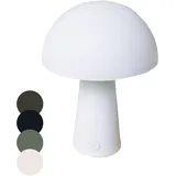 coen bakker LED Tischlampe Pilzform Weiß