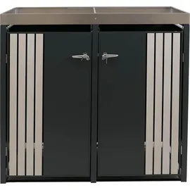 MCW Mülltonnenverkleidung MCW-O67 125 x 84 cm anthrazit