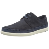 CLARKS Herren Bratton Lo Boat Shoe, Navy Suede, 46 EU