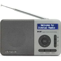Aiwa RD-40DAB (DAB+, FM), Radio, Silber.