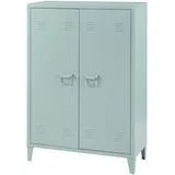 [en.casa] Oripää Aktenschrank 110 x 75 x 33 cm Graublau