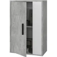 Vicco Vicco, Hängeschrank Berno, Beton/Weiss, 50.1 x 78.4 cm