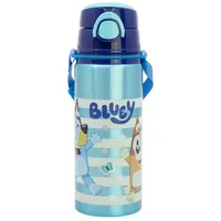 Bluey Trinkflasche Aluminium Trinkflasche 730 ml mit Strohhalm &