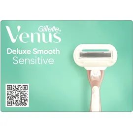 Gillette Venus Deluxe Smooth Sensitive Handstück + Rasierklingen 9 St.
