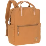 Lässig Baby Wickelrucksack Wickeltasche mit Wickelunterlage und Kinderwagenbefestigung wasserabweisend/Little One & Me Square Backpack Big caramel