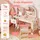 Costway 2 in 1 Schminktisch mit Led & Buntem Spiegel Rosa