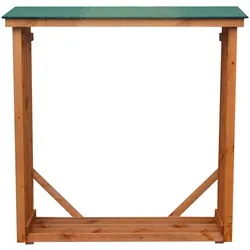 Tchibo - Kaminholz-Regal - 40x140x143cm - grün - Holz / Holz