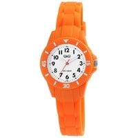 Q&Q Kinderuhr mit Silikonarmband, 10 Bar orange